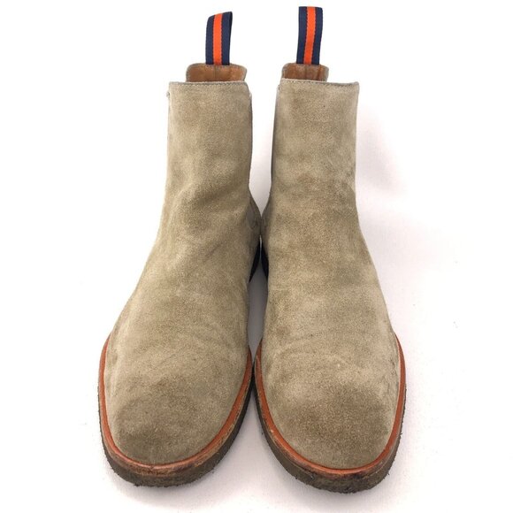 Banana Republic Beige Nubuck Chelsea Boots 12